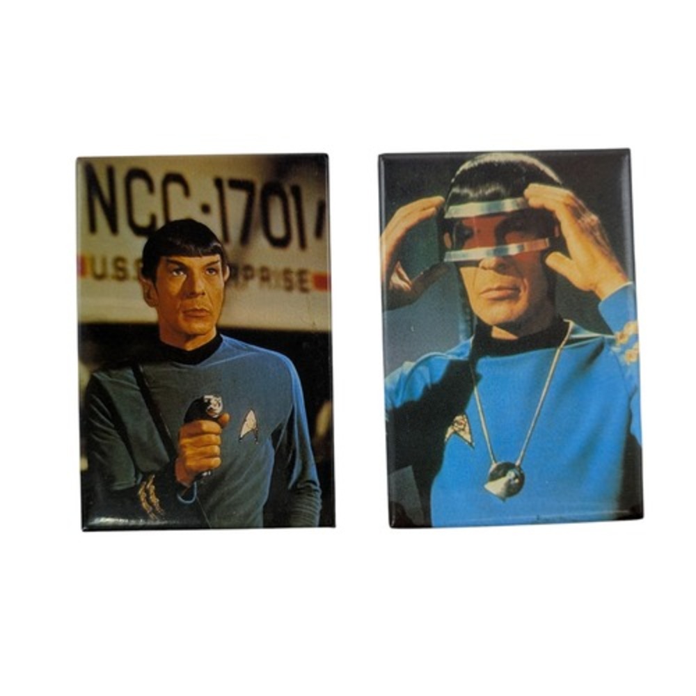 1993 ATA-Boy Star Trek Experience Las Vegas Hilton Mr. Spock Magnet Set